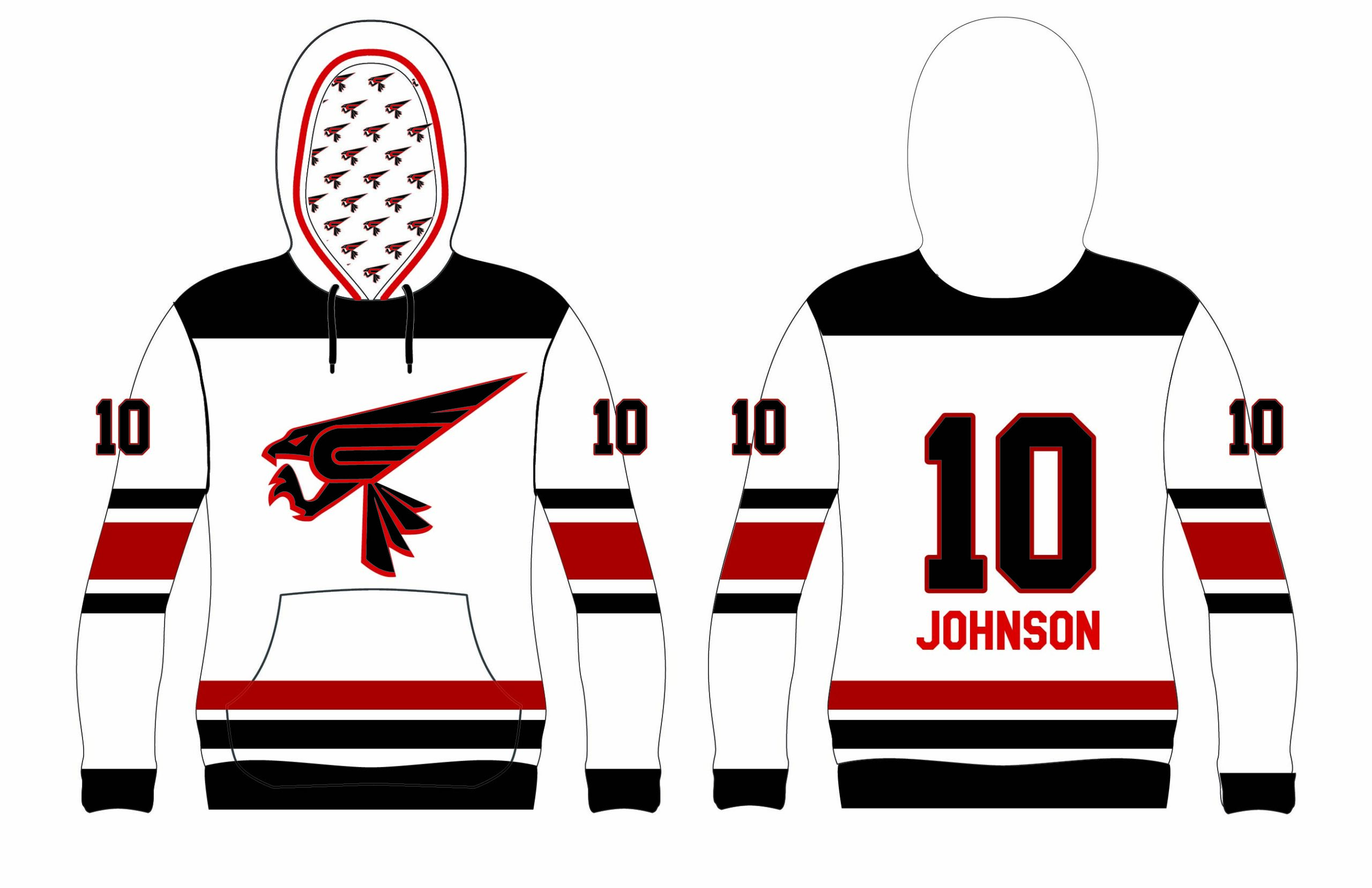 Falcons Sublimated Hoodie - Home