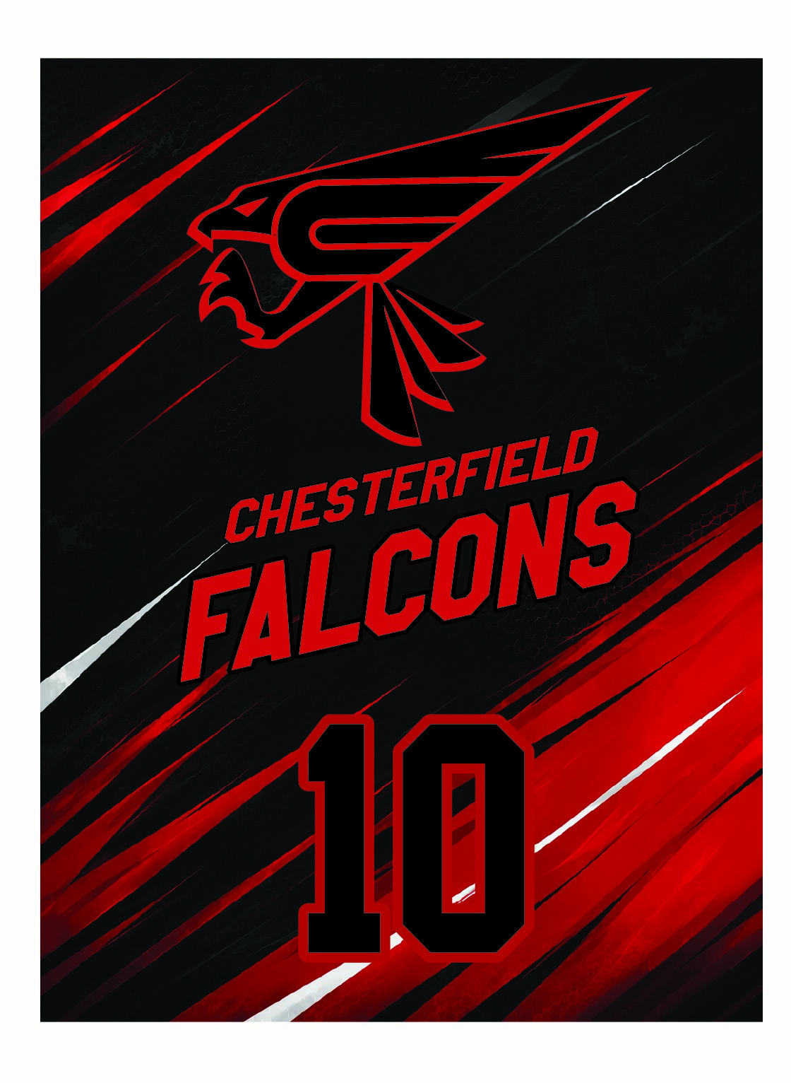 Falcons Skate Towel - 15"w x 12"h